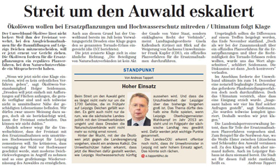 Streit im Auwald eskaliert