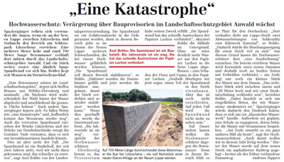"Eine Katastrophe"